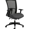 Global Office Chairs<Vion Mesh High Back Weight Sensing Synchro - Tilter Task Back, Granite Rock (6321-8-UR20)