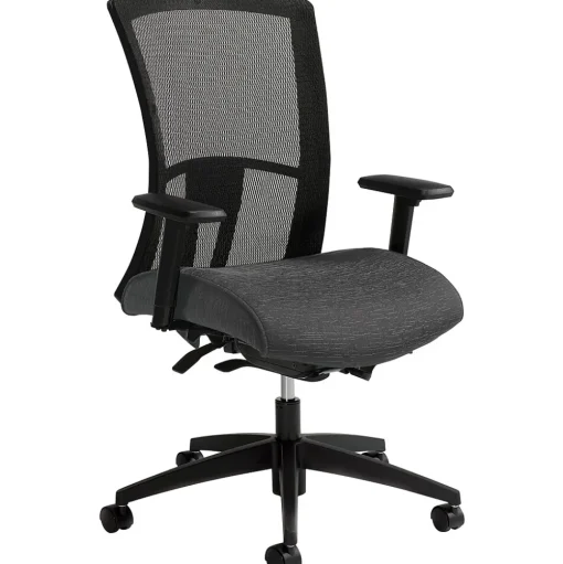 Global Office Chairs<Vion Mesh High Back Weight Sensing Synchro - Tilter Task Back, Granite Rock (6321-8-UR20)