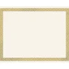 Great Papers Awards & Certificates<Braided Foil Certificates, 8.5" x 11", Beige/Gold, 15/Pack (963006)