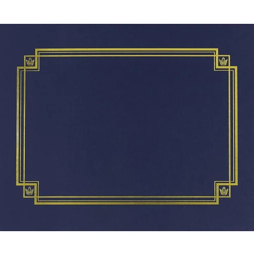 Great Papers Awards & Certificates<Certificate Holders, 9.75" x 12.5", Navy, 3/Pack (938903)