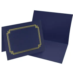 Great Papers Awards & Certificates<Certificate Holders, 9.75" x 12.5", Navy, 3/Pack (938903)