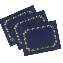 Great Papers Awards & Certificates<Certificate Holders, 9.75" x 12.5", Navy, 3/Pack (938903)