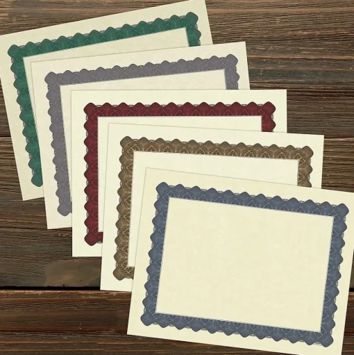Great Papers Awards & Certificates<Certificate Kits, 9.375" x 12", Multicolor, 25 Kits/Pack (2013317)