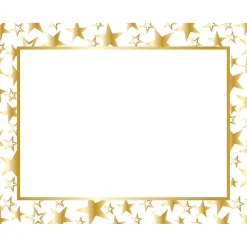 Great Papers Awards & Certificates<Certificates, 8.5" x 11", Gold and White, 50/Pack (2014025)