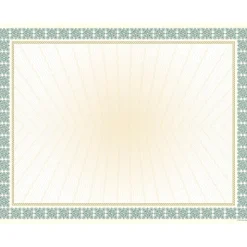 Great Papers Awards & Certificates<Certificates, 8.5" x 11", Westminster Green, 6/Pack (963022)
