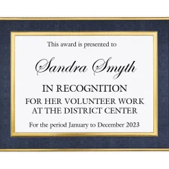 Great Papers Awards & Certificates<Certificates, 8.5" x 11", Black/Gold, 15/Pack (20103772)