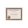 Great Papers Awards & Certificates<Certificates, 8.5" x 11", Gold and Beige, 18/Pack (20104239)