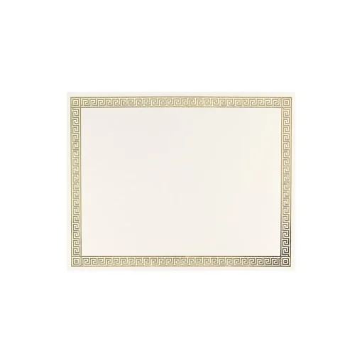 Great Papers Awards & Certificates<Channel Border Foil Recognition Certificates, 8.5" x 11", 12/Pack (963070)