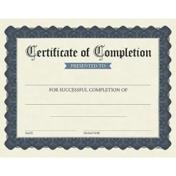 Great Papers Awards & Certificates<Completion Certificates, 8.5" x 11", Stone Blue, 15/Pack (2020149)