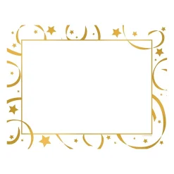 Great Papers Awards & Certificates<Golden Star Certificates, 8.5" x 11", White/Gold, 15/Pack (2019011)