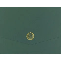 Great Papers Awards & Certificates<Hunter Certificate Holders, 9.375" x 12", Green, 5/Pack (20103780)