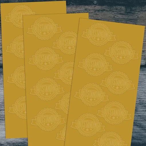 Great Papers Awards & Certificates<! Outstanding Ribbon Foil Seal, 48/Pack (20104102)