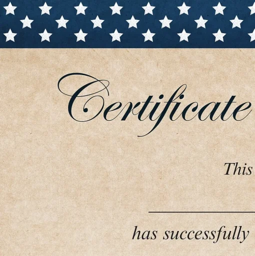 Great Papers Awards & Certificates<Patriotic Completion Certificates, 8.5" x 11", Multicolor, 25/Count (2015075)