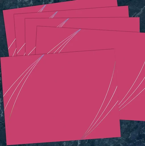 Great Papers Awards & Certificates<Petal Touch Certificate Holders, 9.34" x 12", Pink, 5/Pack (2019000)