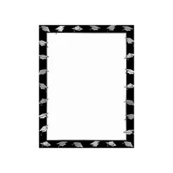 Great Papers Awards & Certificates<Polished Grad Certificates, 8.5" x 11", Black/White, 40/Pack (2019010)
