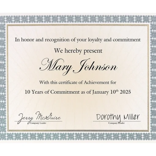 Great Papers Awards & Certificates<Westminster Certificates, 8.5" x 11", Blue Foil, 15/Pack (963024)
