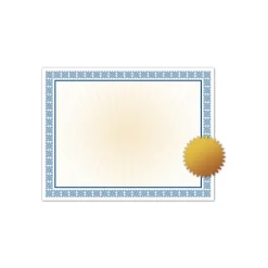 Great Papers Awards & Certificates<Westminster Certificate Set, 8.5" x 11", White and Blue, 25/Pack (2015076)
