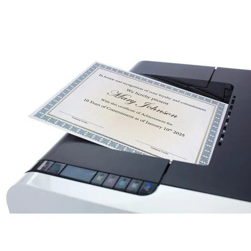 Great Papers Awards & Certificates<Westminster Certificate Set, 8.5" x 11", White and Blue, 25/Pack (2015076)