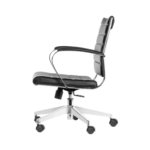 Gry Mattr Office Chairs<Capsule Faux Leather Swivel Task Chair, Black (GMCC-00850)