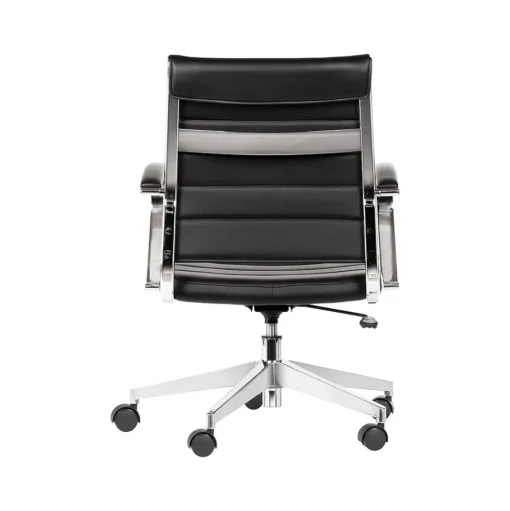 Gry Mattr Office Chairs<Capsule Faux Leather Swivel Task Chair, Black (GMCC-00850)