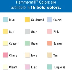 Hammermill Multipurpose Paper<30% Recycled Fore MP Colors 8.5" x 11" Multipurpose Paper, 20 lbs., Tan, 500/Ream (102863)