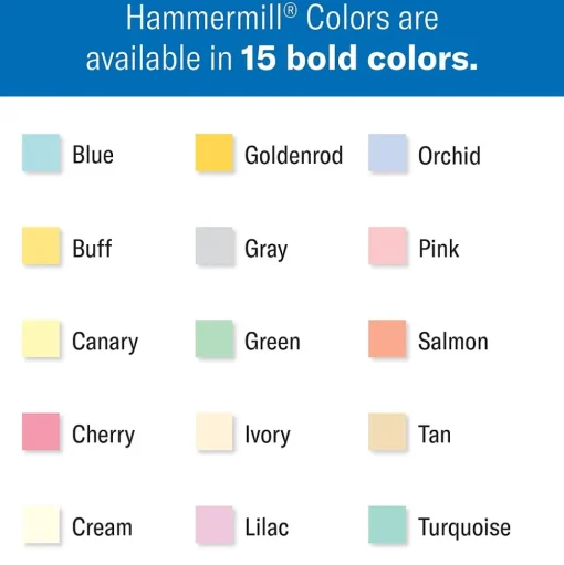 Hammermill Multipurpose Paper<30% Recycled Fore MP Colors 8.5" x 11" Multipurpose Paper, 20 lbs., Tan, 500/Ream (102863)