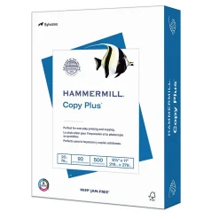 Hammermill Large Quantity Paper<Copy Plus 8.5" x 11" Copy Paper, 20 lbs., 92 Brightness, 500 Sheets/Ream (105007)