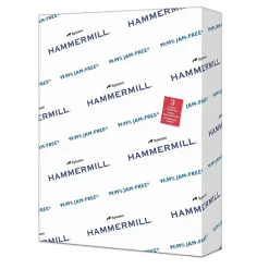 Hammermill Copy Paper<Copy Plus 8.5" x 11" 3-Hole Punched Copy Paper, 20 lbs., 92 Brightness, 500 Sheets/Ream (105031)