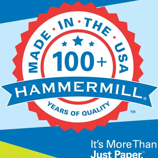 Hammermill Copy Paper<Copy Plus 8.5" x 14" Copy Paper, 20 lbs., 92 Brightness, 500/Ream, 10 Reams/Ct (105015)