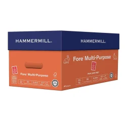 Hammermill Multipurpose Paper<Fore 8.5" x 11", 3-Hole Punched Multipurpose Paper, 20 lbs., 96 Brightness, 500 Sheets/Ream (103275)