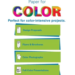Hammermill Card Stock<® Premium Color Copy Cover Paper, 60lb, 18" x 12", 100 Bright, White, 250/Ream