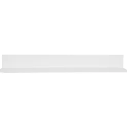 Hangman Shelving<No-Stud Single Aluminum Floating Shelf, 24-In., White Powder Coat (HANL24W)