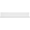 Hangman Shelving<No-Stud Single Aluminum Floating Shelf, 18-In., White Powder Coat (HANL18W)