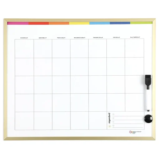 The Happy Planner Dry Erase<Happy Planner Color Block Dry-Erase Whiteboard, 16" x 20" (AF3DEB-031)