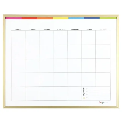 The Happy Planner Dry Erase<Happy Planner Color Block Dry-Erase Whiteboard, 16" x 20" (AF3DEB-031)