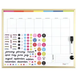 The Happy Planner Dry Erase<Happy Planner Color Block Dry-Erase Whiteboard, 16" x 20" (AF3DEB-031)