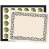 Hayes Awards & Certificates<Art Deco Certificate Set, 9" x 12", Black, 110/Set (H-VA437)