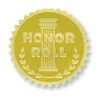 Hayes Awards & Certificates<Embossed Certificate Honor Roll Seals, Gold, 54/Pack (H-VA370)