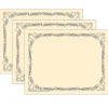 Flipside Classroom Paper<Hayes Publishing Arabesque Black Border Paper, 8.5" x 11", 50 Per Pack, 3 Packs (H-VA910-3)