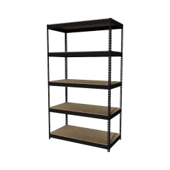 Iron Horse Shelving<Hirsh 3800 lb. Rivet Series 5-Shelf Metal Unit, 48"W, Black (19454)
