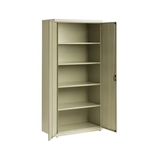 Hirsh Storage Cabinets<72" Steel Storage Cabinet with 5 Shelves, Putty (22004)
