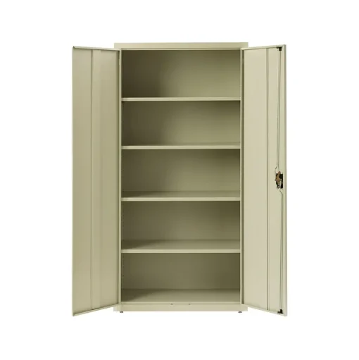 Hirsh Storage Cabinets<72" Steel Storage Cabinet with 5 Shelves, Putty (22004)