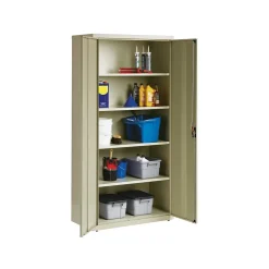 Hirsh Storage Cabinets<72" Steel Storage Cabinet with 5 Shelves, Putty (22004)