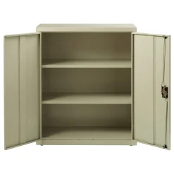 Hirsh Storage Cabinets<42" Steel Storage Cabinet with 3 Shelves, Putty (22001)