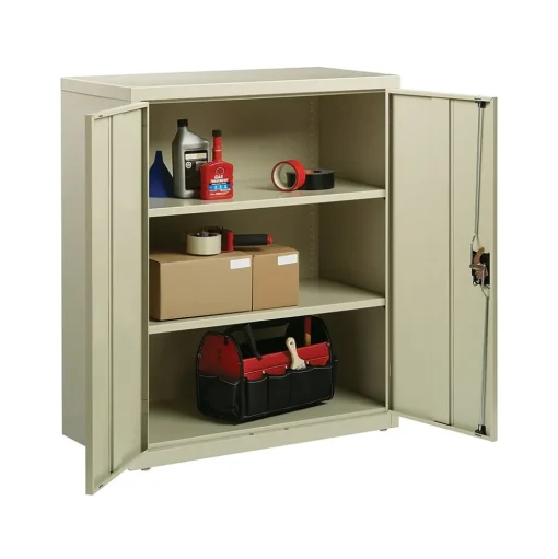 Hirsh Storage Cabinets<42" Steel Storage Cabinet with 3 Shelves, Putty (22001)