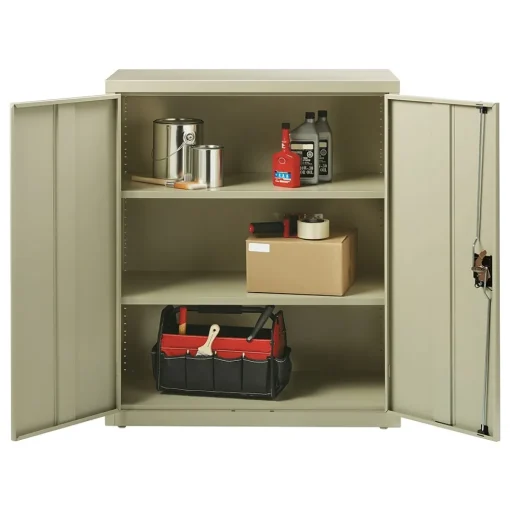 Hirsh Storage Cabinets<42" Steel Storage Cabinet with 3 Shelves, Putty (22001)