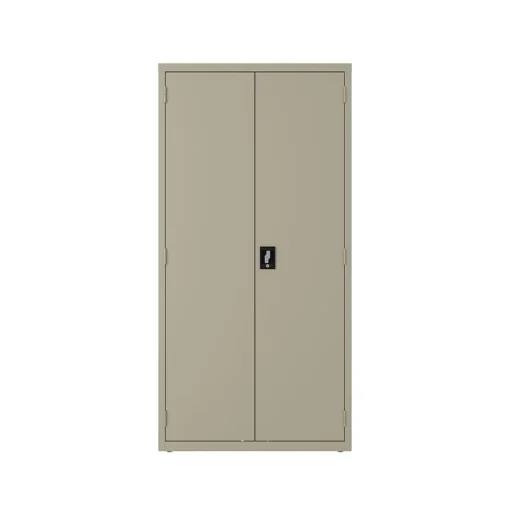 Hirsh Storage Cabinets<72" Steel Wardrobe Cabinet with 4 Shelves, Putty (22631)