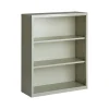 Hirsh Bookcases<HL8000 Series 42"H 3-Shelf Bookcase with Adjustable Shelves, Light Gray Steel (21991)