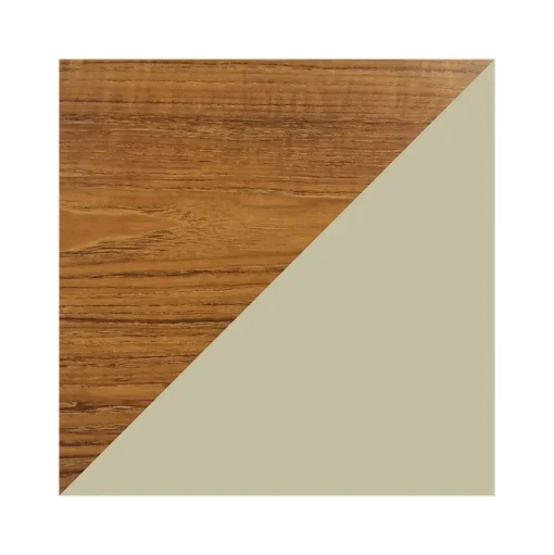 Hirsh Computer Desks<60"W Double-Pedestal Computer Desk, Putty/Oak (20100)