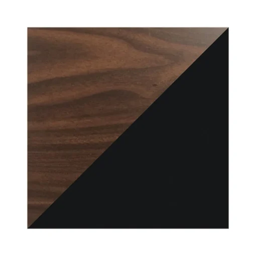 Hirsh Computer Desks<60"W Double-Pedestal Mobile Teacher's Desk, Black/Walnut (22648)
